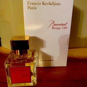 Beautiful bottle of Maison Francis Kurkdjian Paris - Baccarat Rouge 540